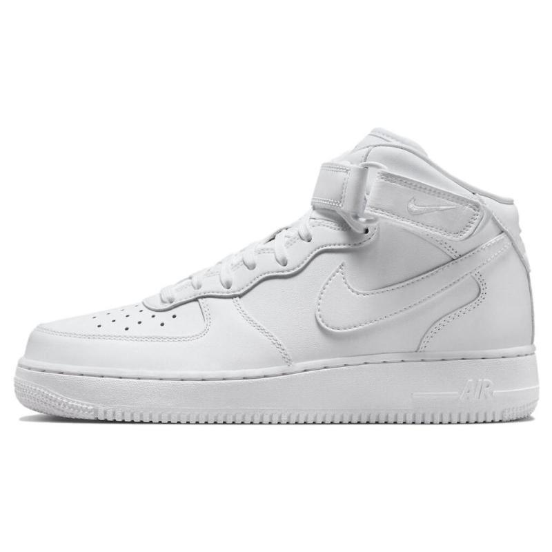 Nike Air Force 1 Mid Fresh Triple White Sneakers DZ2525-100