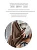 Pantalones Gruesos de Felpa de Algodón Europeo de Cintura Alta Pierna Ancha para Mujer para Primavera, Otoño, Invierno