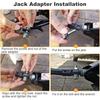 1/2inch Car Scissor Jack Adapter, Socket Drill Adapter for Or Double Hole Scissor Jacks