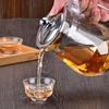 Hot sale 500ml Heat Resistant Glass Tea Pot,Coffee Teapot Flower Tea Set Puer kettle Convenient Office Teaset 1pcs,kung fu tea