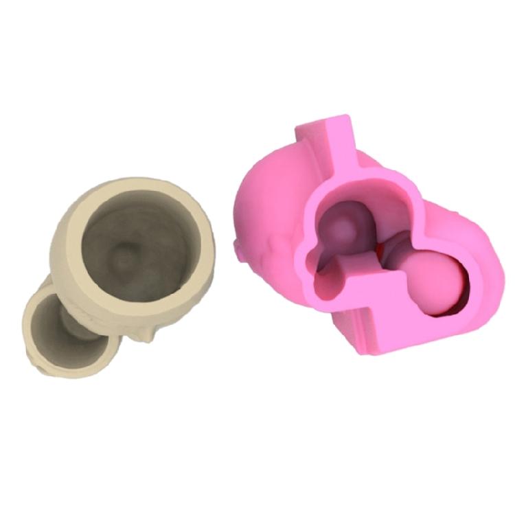 Creative Human Face for Doll Silicone Mold Epoxy Resin Casting Succulent Pot