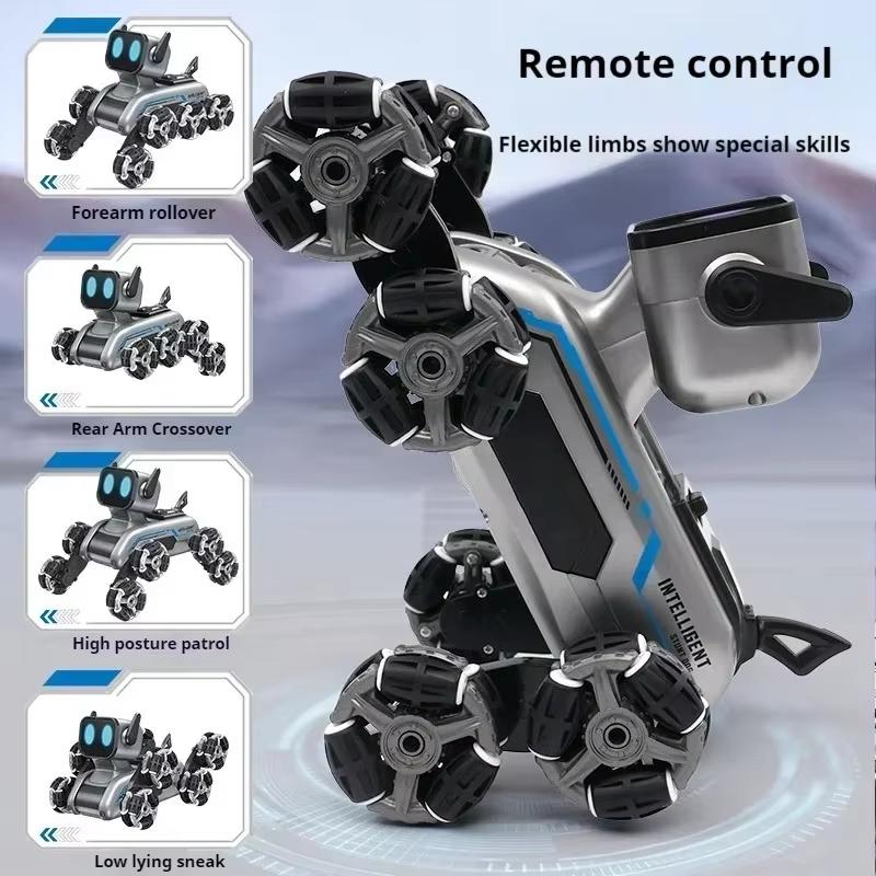 New Stunt Robot Dog Children Wheels Remote Control Car with
