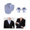 Fashion Versatile Wristband and Detachable Collar Set Shawl Versatile Lapel Detachable Collar Shawl for Dress Shirt