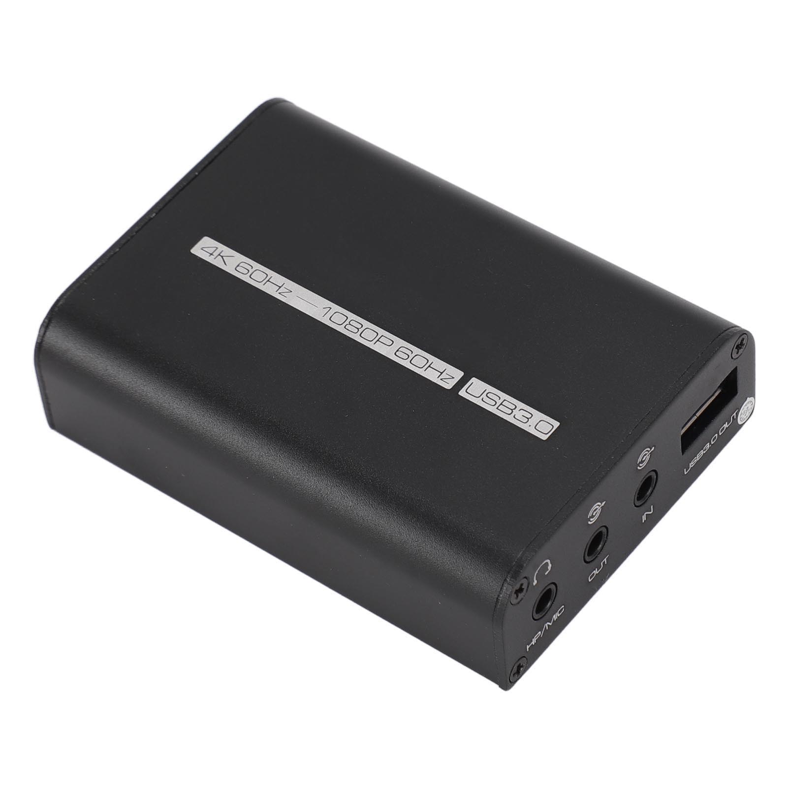 

Карта захвата звука и видео USB 3.0 4K HD с петлевым выходом HDMI Видеозахватчик для