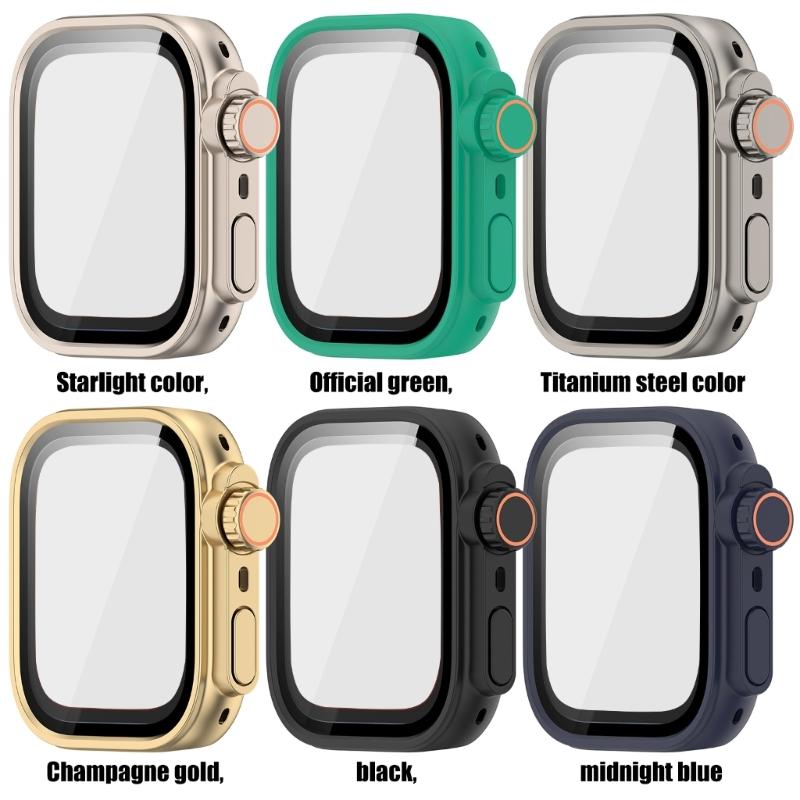 Smartwatch Shell PC Glass Antidust Case Guard For Watch Fit 4 Screen Protector Frame Shell Safe Quick To Attach & Detach