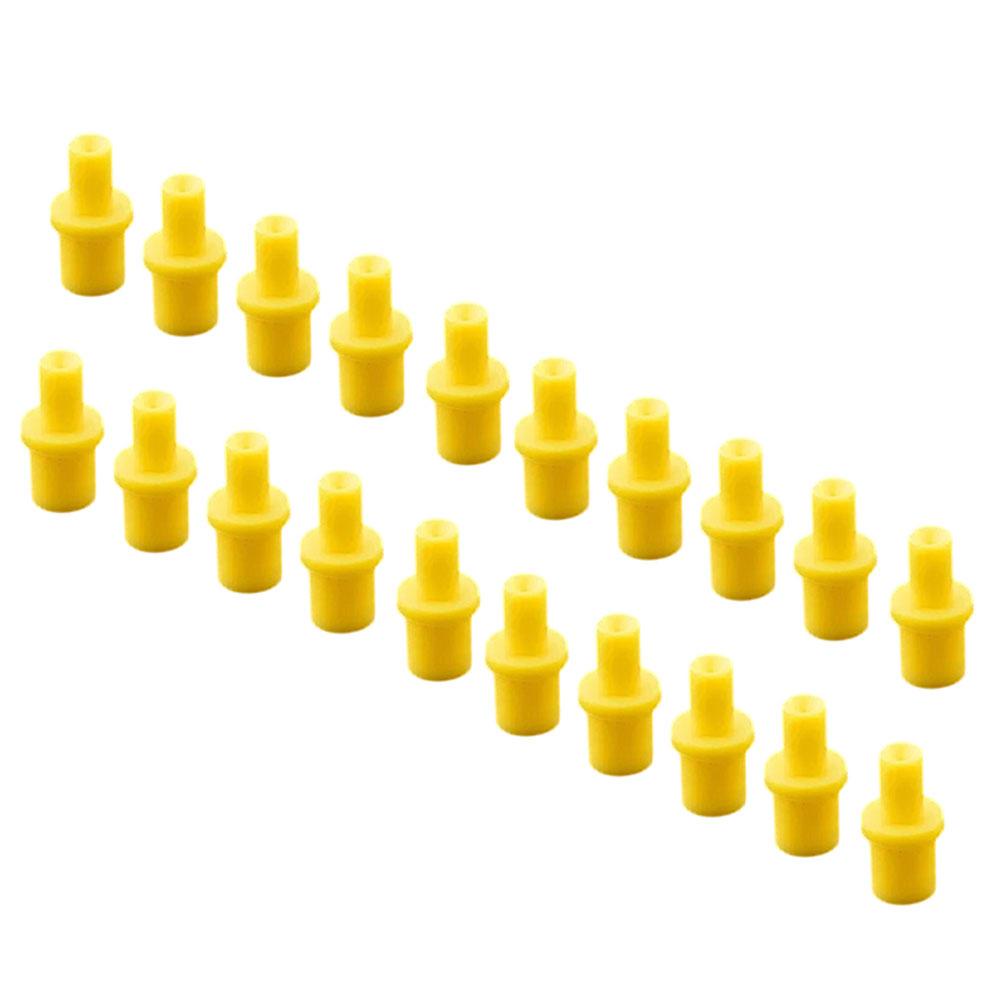 20PCS Air Hollow Joint Part Rubber Ciss Inkjet Cartridge Cleaning Clean Tool Suitable For Laboratories, Maintenance Cleaning