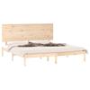 Solid Wood Bed Without Mattress 200x200 Cm Pine