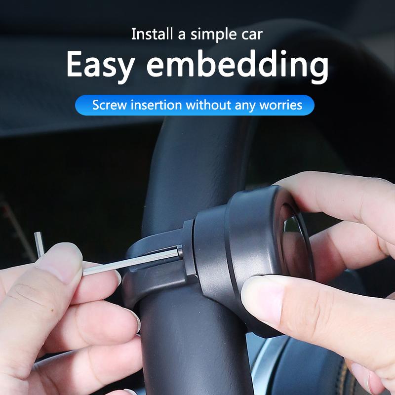 Car 360° Steering Wheel Spinner Knob Power Handle Ball Turning Helper Auxiliary Booster For Volvo XC60 V90 XC90 S90 S60 C30 XC40