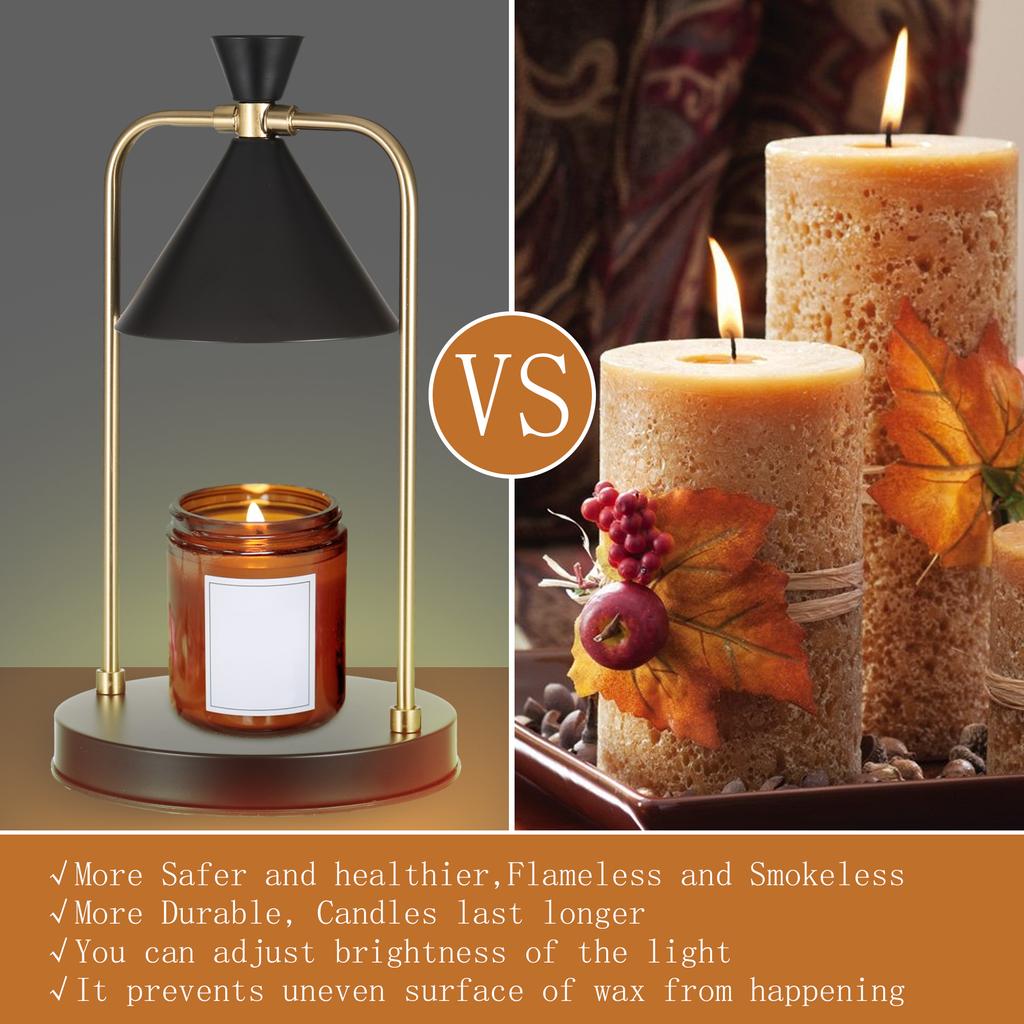 Safe And Low Maintenance Metal Shade For Modern Decorations Dimming Function Timing Function Melting Speed 2 Hrs