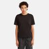 Timberland Dunstan Solid Logo Round Neck Short Sleeve T-Shirt Women Tops Black A6ATE-001
