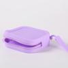 Small Square Silicone Purse Coin Bag Small Coin Wallet Small Cosmetic Bag Charging Cable Storage Case For Women Student