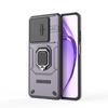 Shockproof Case For Oppo A3 Case For Oppo A3 5G Ring Holder Magnetic Full Edge Back Cover For Oppo A3 A3X 5G Push Window Case