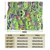 Teen Titans Go Beast Boy Decke Flugzeug Reise Flanell Bettwäsche Überwürfe für Couch Sessel Sofa Bett Super Weiche Tagesdecke Geschenkidee