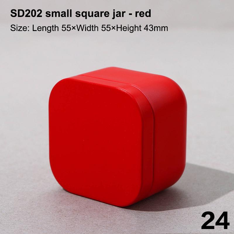 Портативна багатоцільова однотонна міні-жерстяна коробка з герметичною кришкою, герметична банка для чаю, пакувальна коробка, маленька жерстяна банка для зберігання чаю, подарунок