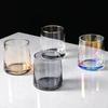 Glass Whiskey Cup Transparent Water Tumbler for Tea Coffee Juice Bar Drinkware Gift