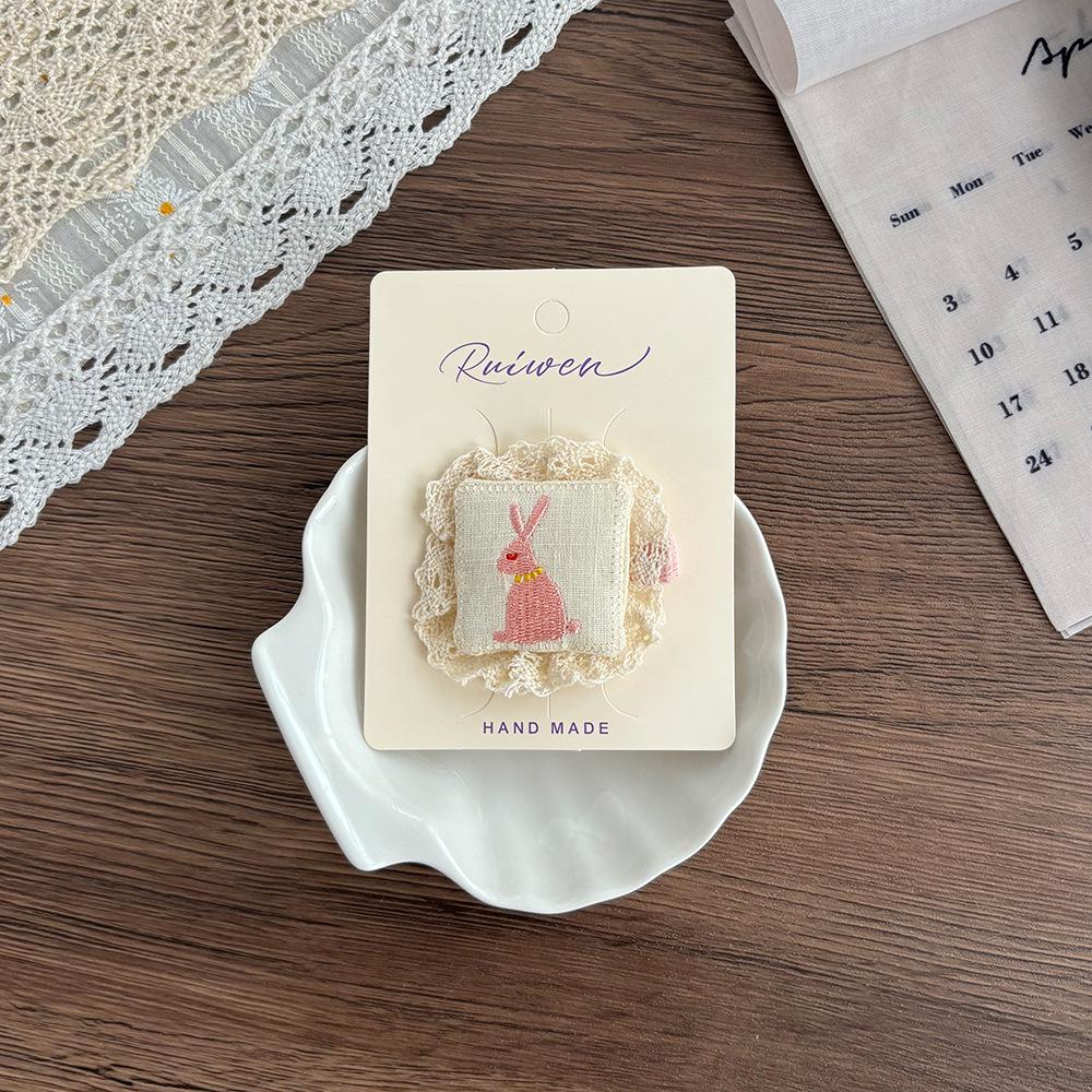 Pink Floral Hair Clip for Little Girls - Cute Bow for Children's Side Bangs and Baby Hair