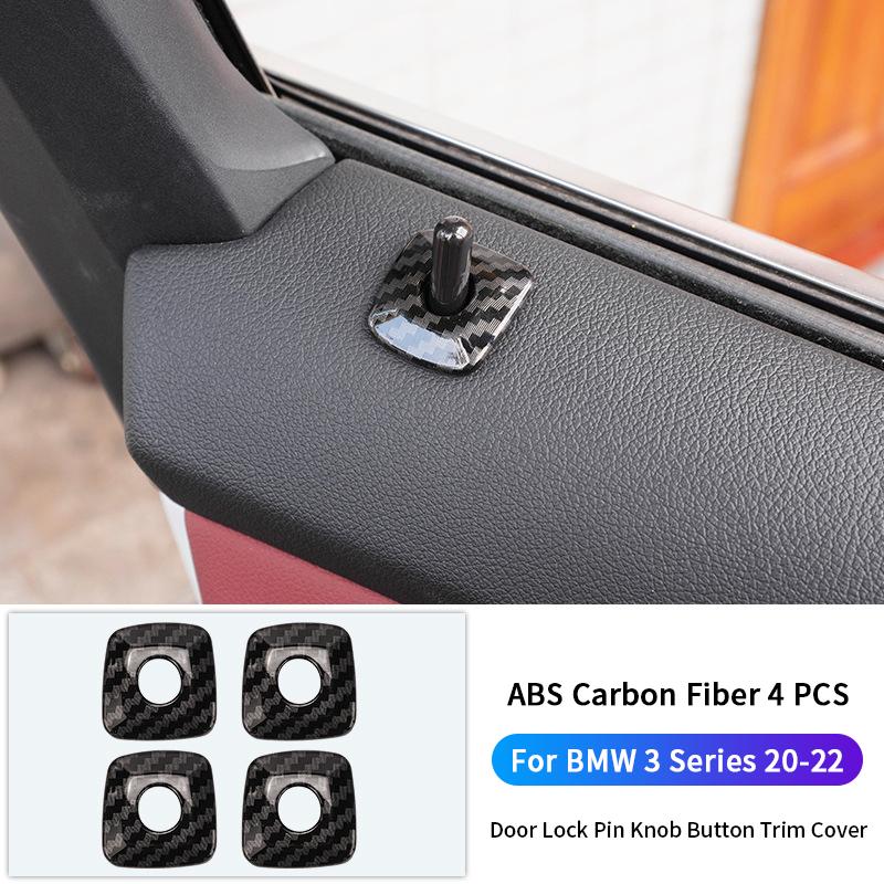 For BMW 3 Series G20 19-22 Carbon Fiber Color Center Gear Shift Panel Decorate Cover Shift Lever Panel Trim