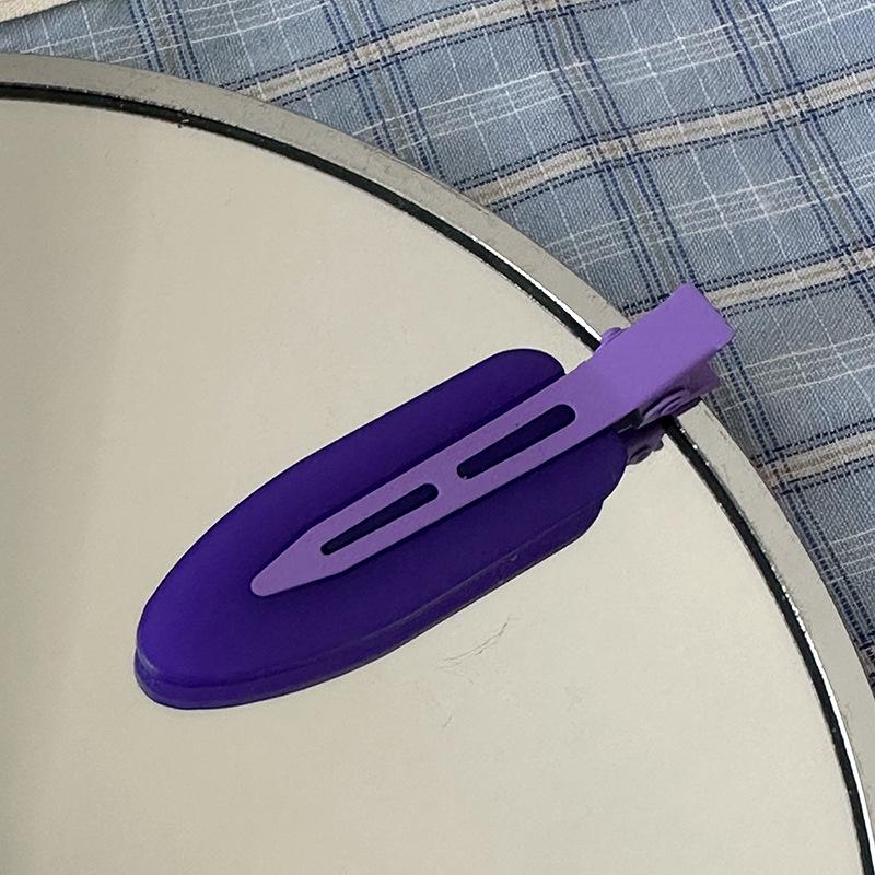 Seamless Barrettes Women's Jelly Small Shovel Frosted Duckbill Clip Forehead Side Clip Bang Clip