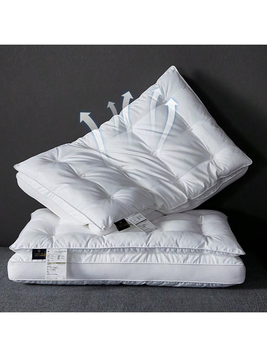 

1 шт. двухслойная трехмерная защитная бархатная подушка, мягкая пушистая, для снятия давления и защиты шеи, подходит для дома и гостиницы