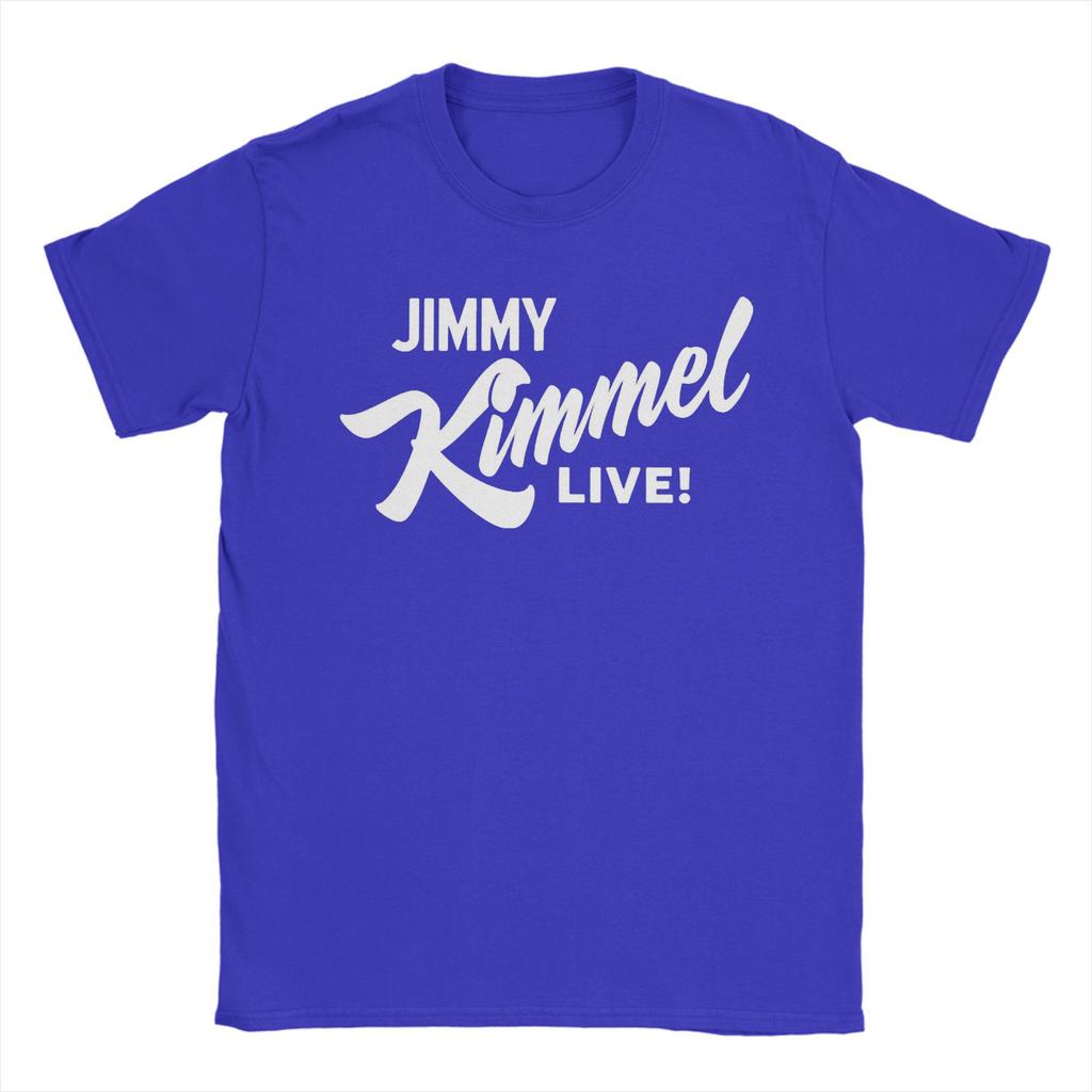 Jimmy Kimmel Live Men's T Shirt  Funny Tees Short Sleeve Round Neck T-Shirt Pure Cotton Gift Tops