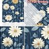 Flat Printing Curtains Without Rod Floral Spring Design Easter Festival Popular Drapes Durable Polyester Curtain Set Of 2 Made Washable