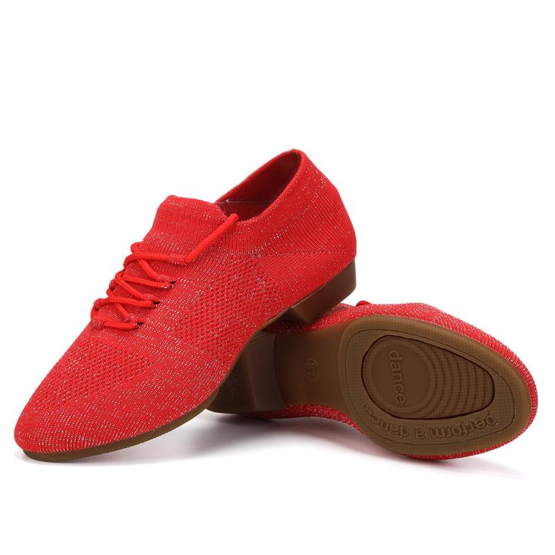 Fly Woven Mesh Dance Shoes for Girls and Women Waltz Tango Yoga Ballet Teacher Practice Dance Shoes
