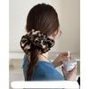 Four-layer Extra-Large Leopard Print Y2K Scrunchie - Early Autumn Style Bun Hair Tie
