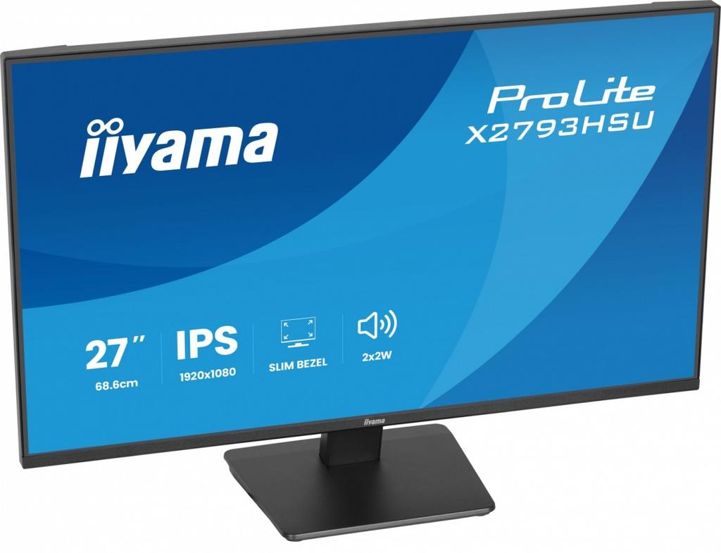 Monitor 27-inch X2793HSU-B1 IPS.HDMI.DP.120Hz,2xUSB, 1500:1,350cd