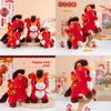 Year Of The Horse Plush Toy Red Animal Figurine Gift For Celebrations