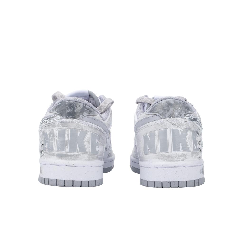 Nike Big Monster Lab, Waveband Low-Top Skateboard-Schuhe Herren Grau Weiß 355152-106(Team445-)