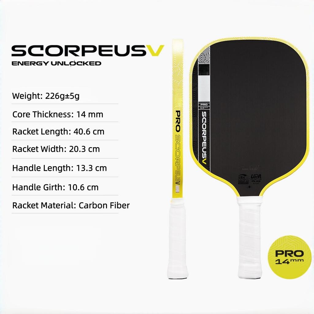 At Yılı Sınırlı Üretim 14mm GEN4 TFP Pickleball Raketi USAPA UPA-A