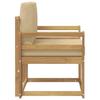 Maison Exclusive - Canapé d’extérieur Polyester Blanc et Beige
