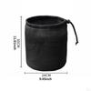 Camping Cookware Bag Pouch Cutlery Storage Utensil with Drawstring Made of Polyester for Outdoor