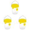 1-10pcs Insect Hornet Hanging Trap Reusable Non-toxic Pest Control Cather Yellow Fruitfly Trap For Home Farm Garden Supplies