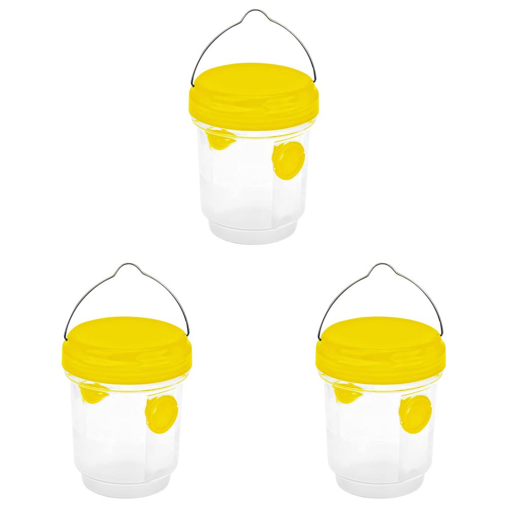 1-10pcs Insect Hornet Hanging Trap Reusable Non-toxic Pest Control Cather Yellow Fruitfly Trap For Home Farm Garden Supplies