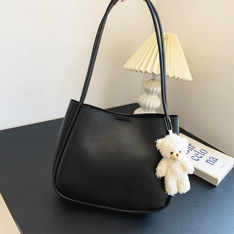 Internet Celebrity Large-capacity Soft Leather Bag Women's 2025 Summer New Foreign-style Texture Shoulder Underarm Bag Tote Bag Women's Bag