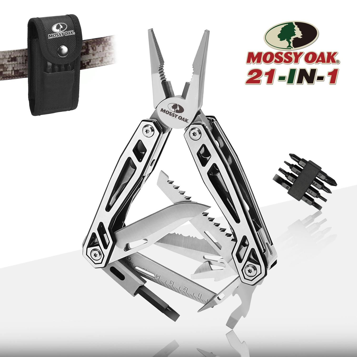 

21 in 1 Multi Function Pliers Stainless Steel Portable Pocket Knife with Sheath for Outdoors