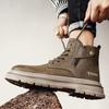 Martin Boots New Winter British Style Retro High-top Platform Leather Boots Short Boots