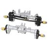 Aluminum Front Rear Portal Axle Complete Set+Brass Knuckle Cover For FMS FCX24 Power Wagon K5 FCX18 LC80 RC Crawler Upgrade Part