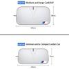 BBKH5 Car Sunshade Cover Windshield Visor Protector Cover Foldable For BMW M Power X1 E84 X3 F25 X5 E53 X6 E71 IX3 I3 320i 330d M4 1 3