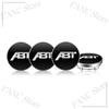 4Pcs 56/60mm ABT Emblem Car Wheel Center Hub Cap Rim Refit Dust-proof Badge Covers Sticker For Universal Car Styling Accessories