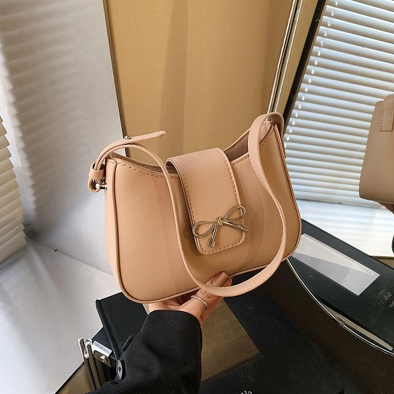 Simple Women's Bag New Korean Style Personalized One Shoulder Armpit Bag Texture Fashionable Commuter Bag Bag Armpit Bag