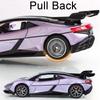 1:32 BYD Looking Up At U9 Sports Car Model Toy 4 Doors Opened Music Light Pull Back Vehicle Models Home Collection Ornaments