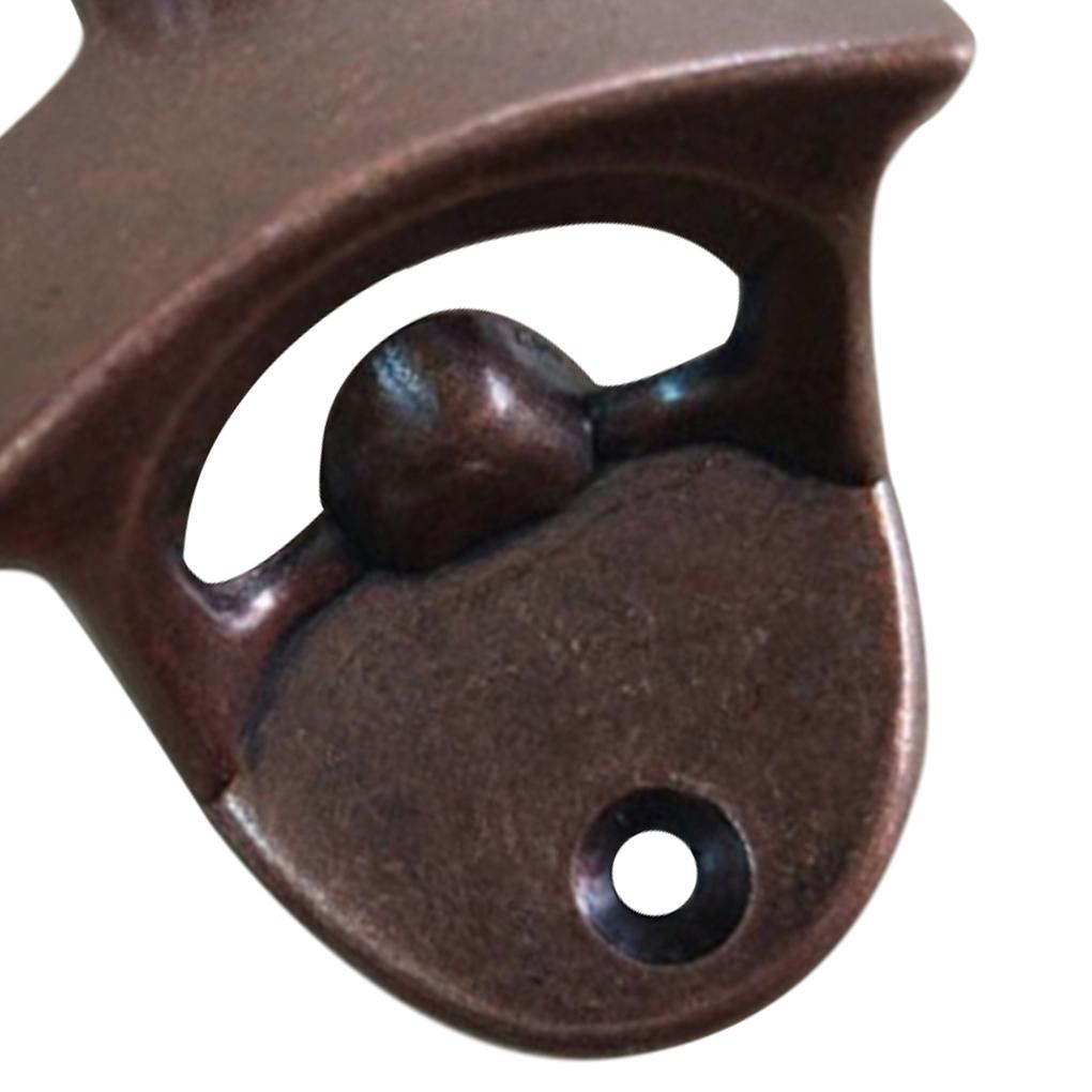 Wall Mounted Bar Beer Glass Bottle Cap Opener Manual Wine Open Tool Jar Can Kitchen Opener