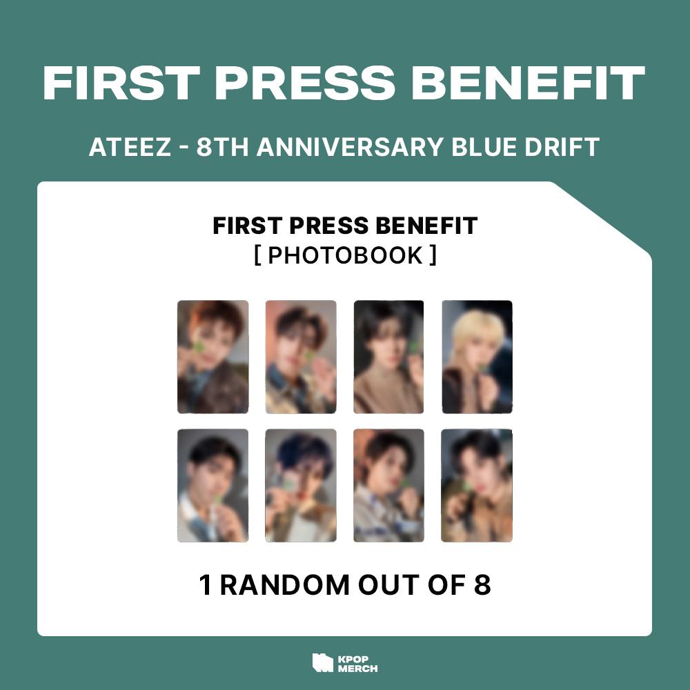 [Pre-order] ATEEZ - 8th Anniversary PHOTOBOOK Blue Drift