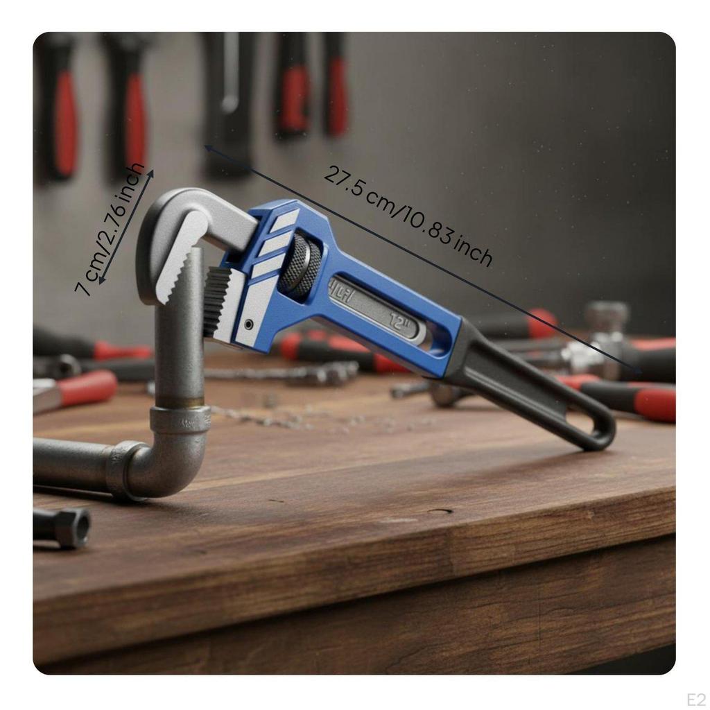 Plumbing Wrench Rapid Pipe High Hardness HeavyDuty Quick Manufactured Steel