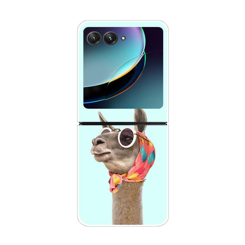 Pouzdro Pro Motorola Razr 40 Ultra Průhledné Pevné Skládací Luxusní Vzor Pro Motorola Moto Razr 40 Ultra Čiré Kryt Razr40 Ultra