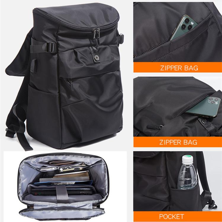 Plecak męski Trend w modzie Osobowość Plecak uliczny Torba podróżna Prosty plecak na co dzień Plecak na komputer o dużej pojemności Plecak biznesowy