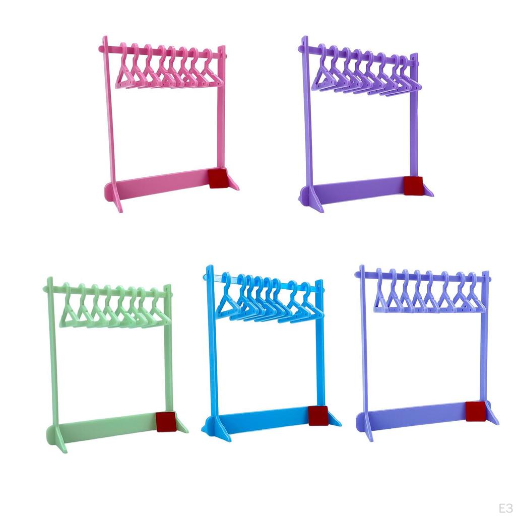 Creative Earring Display Stand, Earrings Storage Rack, 8 Mini Hangers Jewelry Organizer for Women