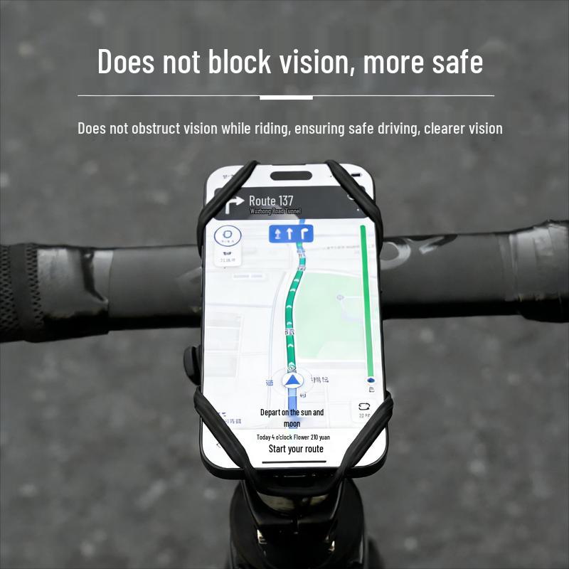 Rockbros Quick-Release Silicone Bike Phone Holder